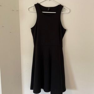 black h&m tank dress